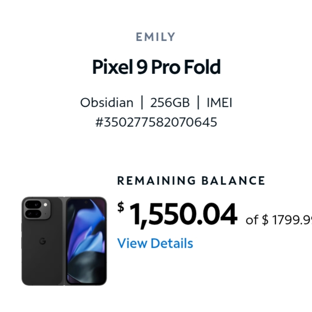 Google Pixel 9 Pro Fold - Obsidian